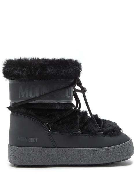 itrack faux fur wp boots woman black MOON BOOT | 80D2450130N001